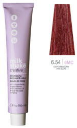 Milk Shake Vopsea permanenta Milk Shake Creative 6.54 6MC Blond Inchis Mahon Aramiu 100ml 