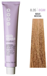 Milk Shake Vopsea permanenta Milk Shake Creative 8.35 8GM Blond Deschis Cafea Maui Mocha 100ml 
