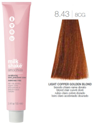 Milk Shake Vopsea semi-permanenta Milk Shake Smoothies 8.43 8CG Blond Deschis Auriu Aramiu 100ml 