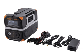 Statie incarcare Technaxx TX-202 504Wh 600W USB-C USB-A QC3.0 2 x 230V priza auto incarcare auto/AC/solara optional negru/portocal