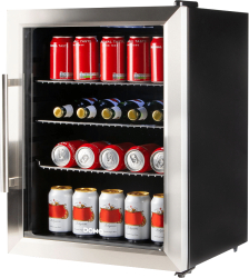 Vitrina frigorifica DOMO 60 litri inox 
