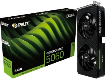 Placa video Palit GeForce RTX 5060 Dual 8GB GDDR7 128-bit DLSS 4.0 