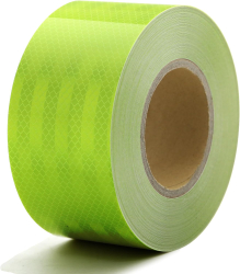 Banda reflectorizanta pentru biciclete motociclete masini Zola autoadeziva rezistenta la apa 5 x 100 cm verde 