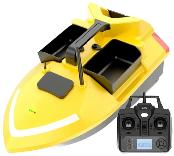 Barca Nadit si Momit iUni V020 GPS Carcasa fosforescenta 3 cuve 2kg 500m 5200mAh 10km/h Telecomanda 2.4GHz 