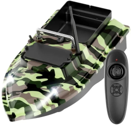 Barca Plantat Nadit si Momit iUni V050 500m 2kg 12000mAh 10km/h Telecomanda 2.4GHz Army 