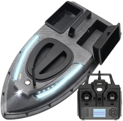 Barca Plantat Nadit si Momit iUni V900 GPS 2 cuve 1.5kg 500m 5200mAh 6km/h Telecomanda 2.4GHz 