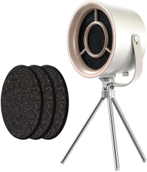 Hota portabila cu filtru de carbon fara evacuare 9W cu 3 trepte de viteza pentru bucatarie mica gratar de interior fondue rulota 3 filtr 