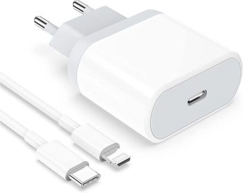 Incarcator iPhone Vigeer Compatibil 14/13/13 Mini/13 Pro/13 Pro Max/12/11/XS/XR/X/8 USB C 20 W Alb 