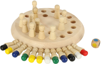 Joc de memorie si inteligenta Zola din lemn 24 pioni 16 cm 3 ani + 