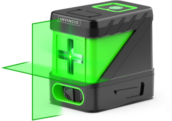 Nivela laser verde Invincio Practic fascicol laser cruce auto-nivelare ± 4º grade raza 20 m 4 intensitati luminare functie b