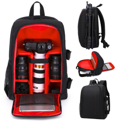 Rucsac camera Foto VisionHub® Geanta pentru Camere Profesionale DSLR - Mirrorless Camera Sport Drona Suport Trepied obiective si a 