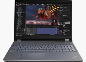 Laptop Lenovo ThinkPad P16 Gen 2 16 inch WQXGA Intel Core i9-13980HX 32GB DDR5 SSD 1TB NVIDIA RTX 3500 12GB Windows 11 Pro Storm Grey 