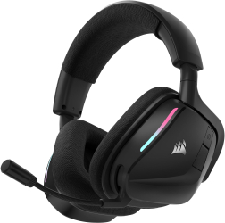 Casti gaming Corsair Void v2 2.4GHz Wireless - Bluetooth - Dolby Atmos compatibile PC\/Mac\/PS4\/PS5\/Switch fast charging Negru 