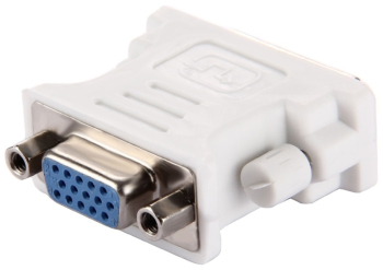 Adaptor DVI - VGA Zola® T-M 24 +1 pin VGA 15 pini alb