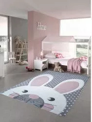 Covor MERINOS Pastel Kids 20341 295-Grey 160x230 cm grosime 13 mm 