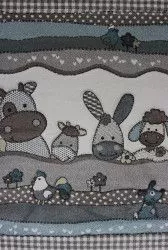 Covor MERINOS Pastel Kids 21484 730 Blue 120 x 170 cm densitate 3 KG/m and sup2 grosime 13 mm nr nod/ m and sup2 290000 