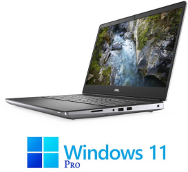 Laptop Dell Precision 7550 Octa Core i7-10875H 32GB Quadro T2000 Win 11 Pro 