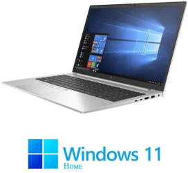 Laptop HP EliteBook 850 G7 Quad Core i5-10210U 16GB 256GB SSD Win 11 Home 