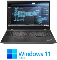 Laptop Lenovo P52s Quad Core i7-8650U 512GB SSD Quadro P500 Win 11 Home 