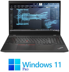 Laptop Lenovo P52s Quad Core i7-8650U 512GB SSD Quadro P500 Win 11 Pro 