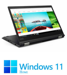 Laptop Touchscreen Lenovo X380 Yoga Quad Core i5-8250U SSD FHD Win 11 Home 
