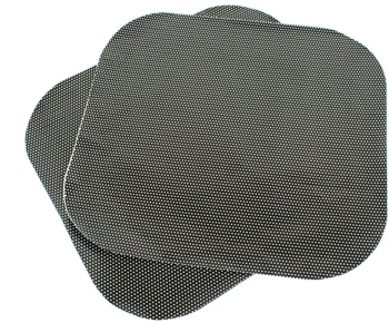 Set 2 parasolare auto Zola pentru geamurile laterale electrostatice 38x42 cm negre 
