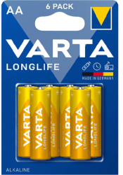 Set de 6 baterii Varta Longlife LR6/AA 4106
