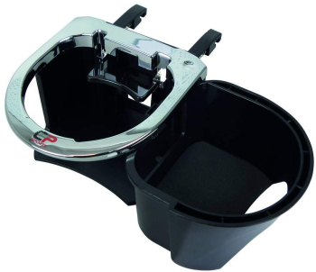 Suport Auto Dublu pentru Pahar sau Doza Universal Fixare in Grila de Ventilatie Culoare Negru 