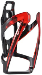 Suport de bicicleta pentru sticla de apa Zola din plastic rezistent 14x7.4 cm negru/rosu 
