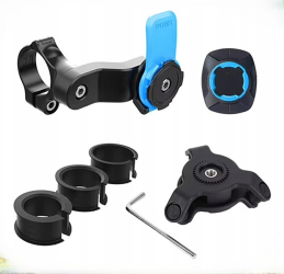 Suport de telefon pentru bicicleta/motor Zola compatibil cu telefoane 4.7-7.2 inchi montare pe ghidon 22.2 - 28.6 mm adaptor cu adeziv 