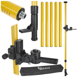 Tija telescopica 420 cm si adaptor pentru pozitii inclinate Geko G03309 