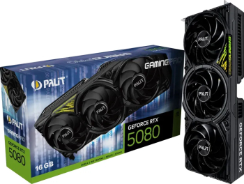Placa video Palit GamingPro V1 NVIDIA GeForce RTX 5080 16GB GDDR7 256 bit DLSS 4 