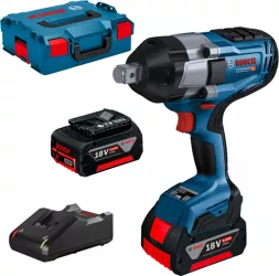 Bosch GDS 18V-1050 H Surubelnita cu impact cu 2 acumulatori Li-Ion 5Ah 1050Nm + L-Boxx 