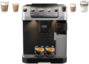 Espressor automat Beko CaffeExperto CEG7304X 1350 W Presiune 19 bar Capacitate 2 l Cafea boabe Negru 