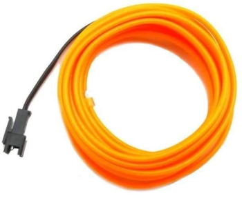 Fir neon lumina ambientala auto SIKS® 5M USB multifunctional usor de instalat galben 