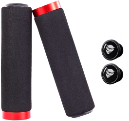 Mansoane bicicleta Zola® material moale 13x3.5 cm negre 