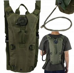 Rucsac cu rezervor de apa pentru drumetii Zola capacitate 3L tub inclus curele reglabile pentru sporturi si excursii in aer liber 43 x 