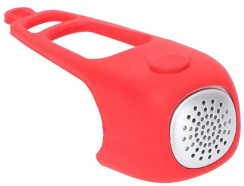 Sonerie electrica pentru bicicleta trotineta Zola 3 moduri de sunet rezistent la apa 120 db din plastic si cauciuc 3x3x3 cm rosu 