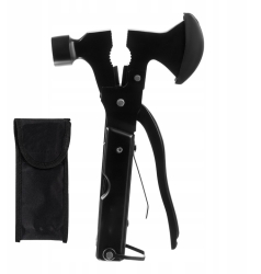 Unealta multifunctionala 17 in 1 Zola® otel inoxidabil instrument practic husa inclusa pliabil negru 9.2 x 17.5 x 3.5 cm 