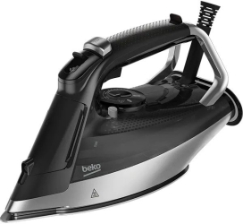 Fier de Calcat BEKO SIM5124A 2600W 230g/min 350ml talpa Soft Glide Negru-Argintiu 
