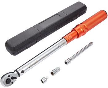 Cheie dinamometrica 3/8 inch cuplu 14-110 Nm Crom-Vanadiu 3 adaptoare 