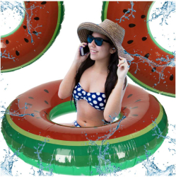 Colac gonflabil pentru adulti model pepene verde 110cm 