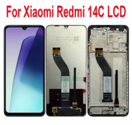 Display cu touchscreen si rama Xiaomi Redmi 14C Negru 