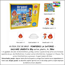Joc de societate Pompieri la Datorie 1-3 jucatori Multicolor 6+ 