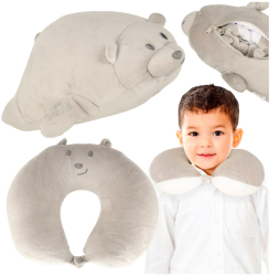Perna gat pentru calatorii 2 in 1 model ursulet 39 x 34 cm 