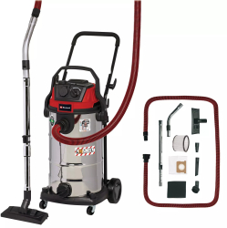 Aspirator umed uscat Einhell TE-VC 2340 SACL 220 V 1500 W filtru HEPA putere de aspirare 225 mbari furtun 3 m