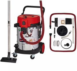 Aspirator umed uscat Einhell TE-VC 2350 SACL 220 V 1600 W filtru HEPA vas inox 50 L putere de aspirare 230 mbari 