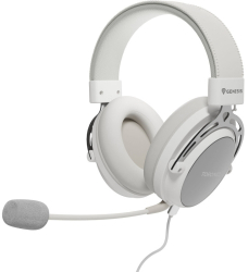 Casti cu microfon Genesis Toron 301 3 x 3.5 mm jack White 