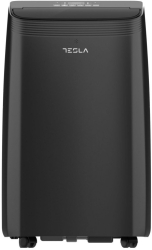 Aparat de aer conditionat portabil Tesla TTMYB-12CHW 1780W 3 niveluri functie de incalzire WiFi LED umidificare telecomanda negru