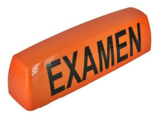 Caseta Auto pentru Scoala de Soferi tip EXAMEN Omologata RAR Dimensiuni 42 x 12.5 cm 